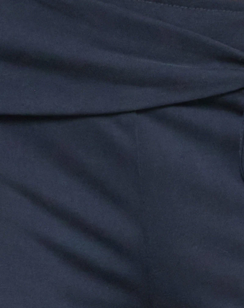 Donata Trouser in Ocean Storm with Belt - Image 5
