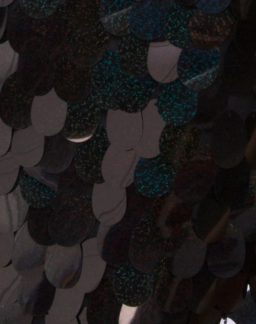 Finn Mini Dress in Galaxy Teardrop Sequin - Image 5