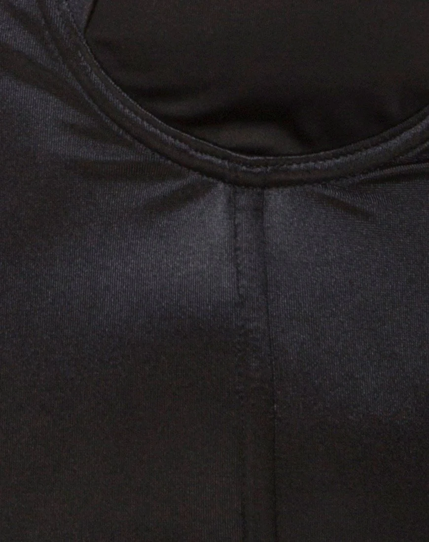 Gyal Sleeveless Bodice in Black - Image 5
