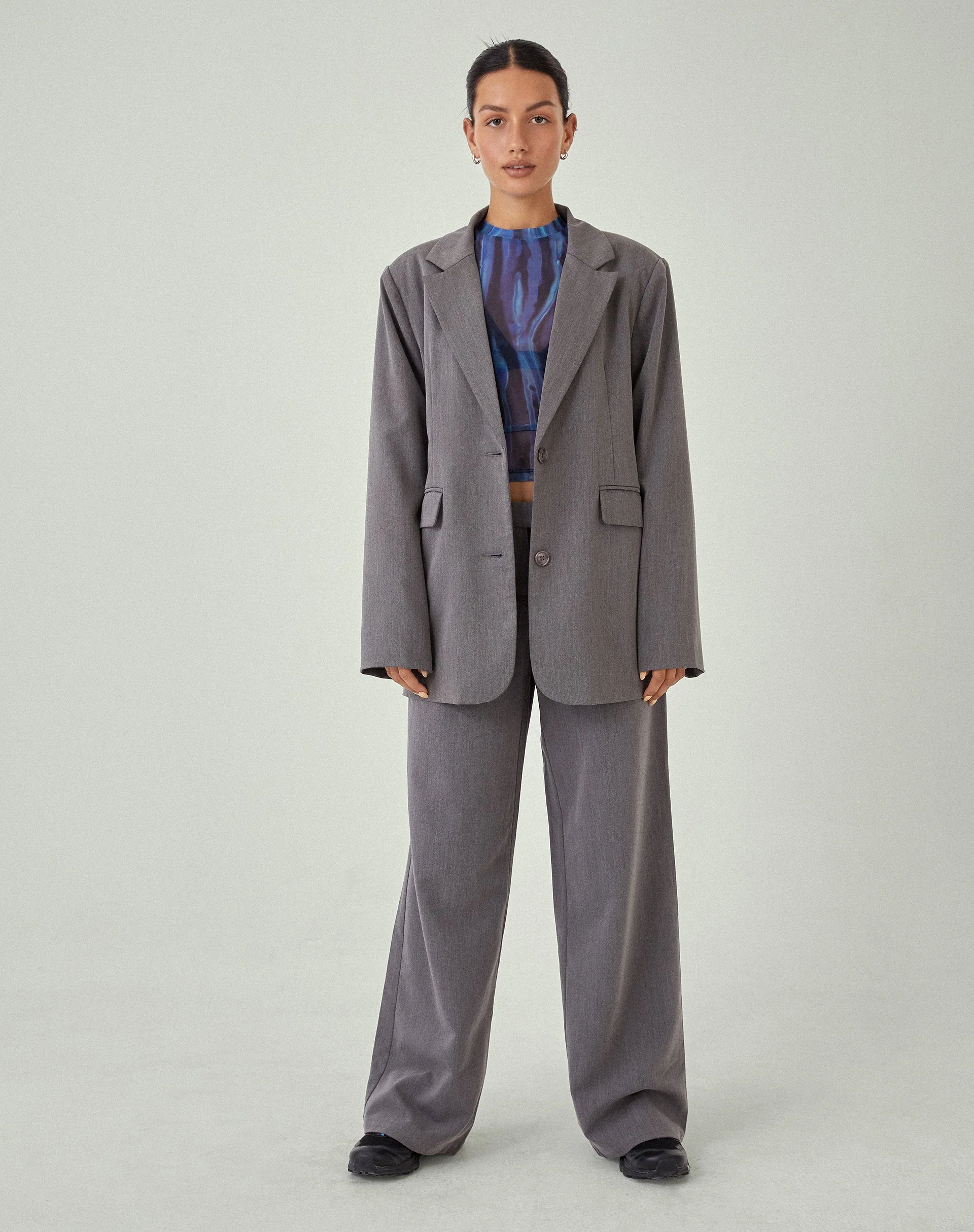MOTEL X JACQUIE Jabba Trouser in Charcoal - Image 4