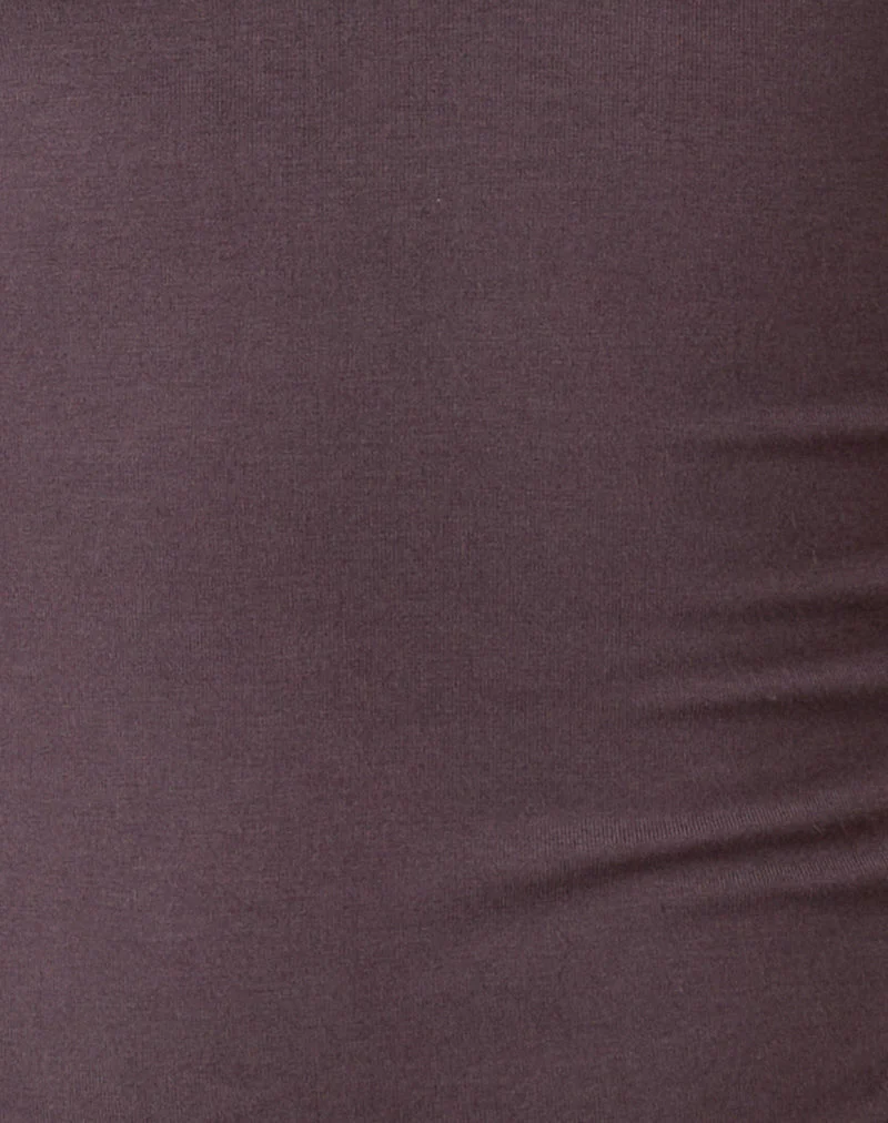 Jenji Long Sleeve Top with Pearl Button in Peppercorn - Image 5