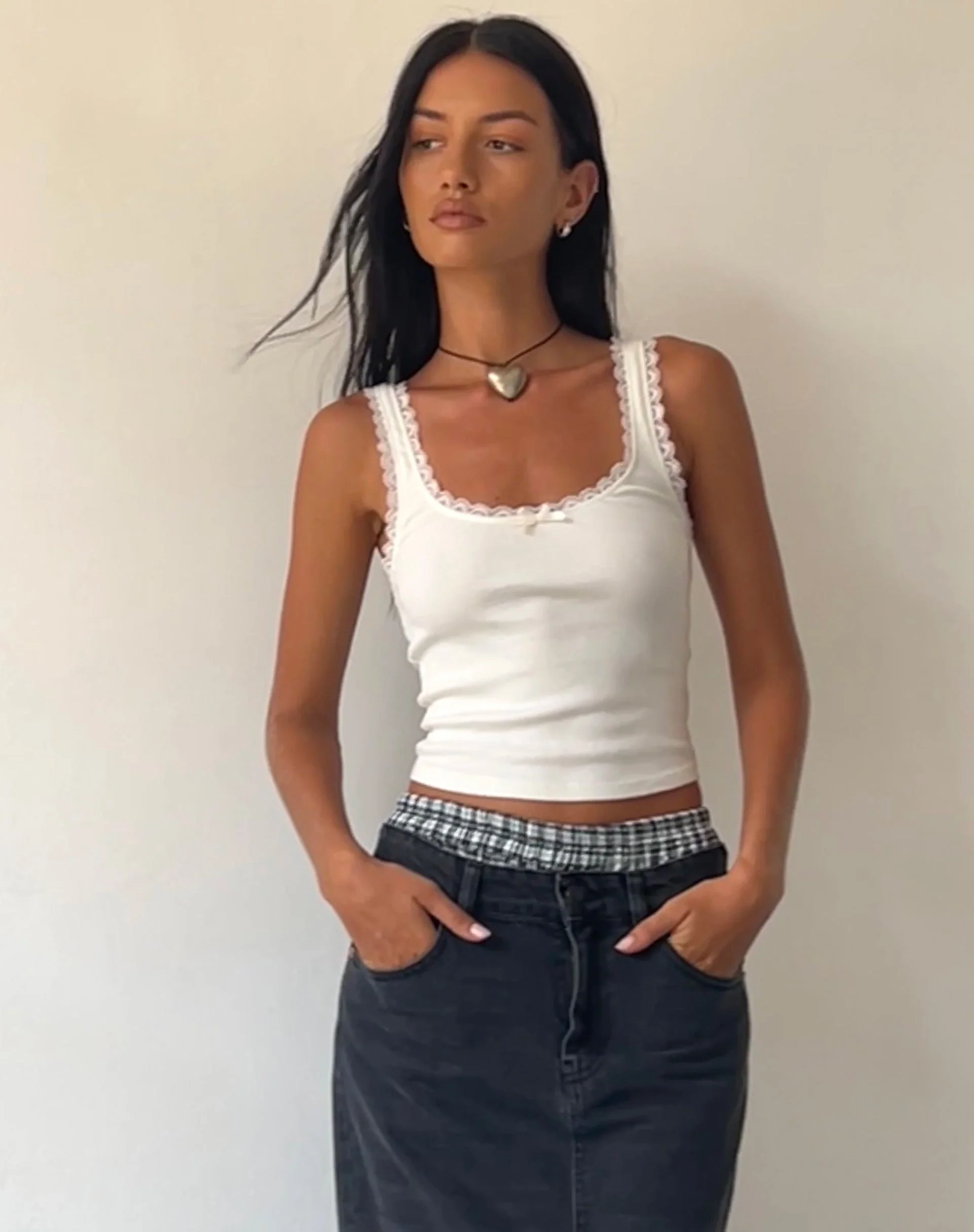 Laboxe Brief Shorts in Brandy Check - Image 4