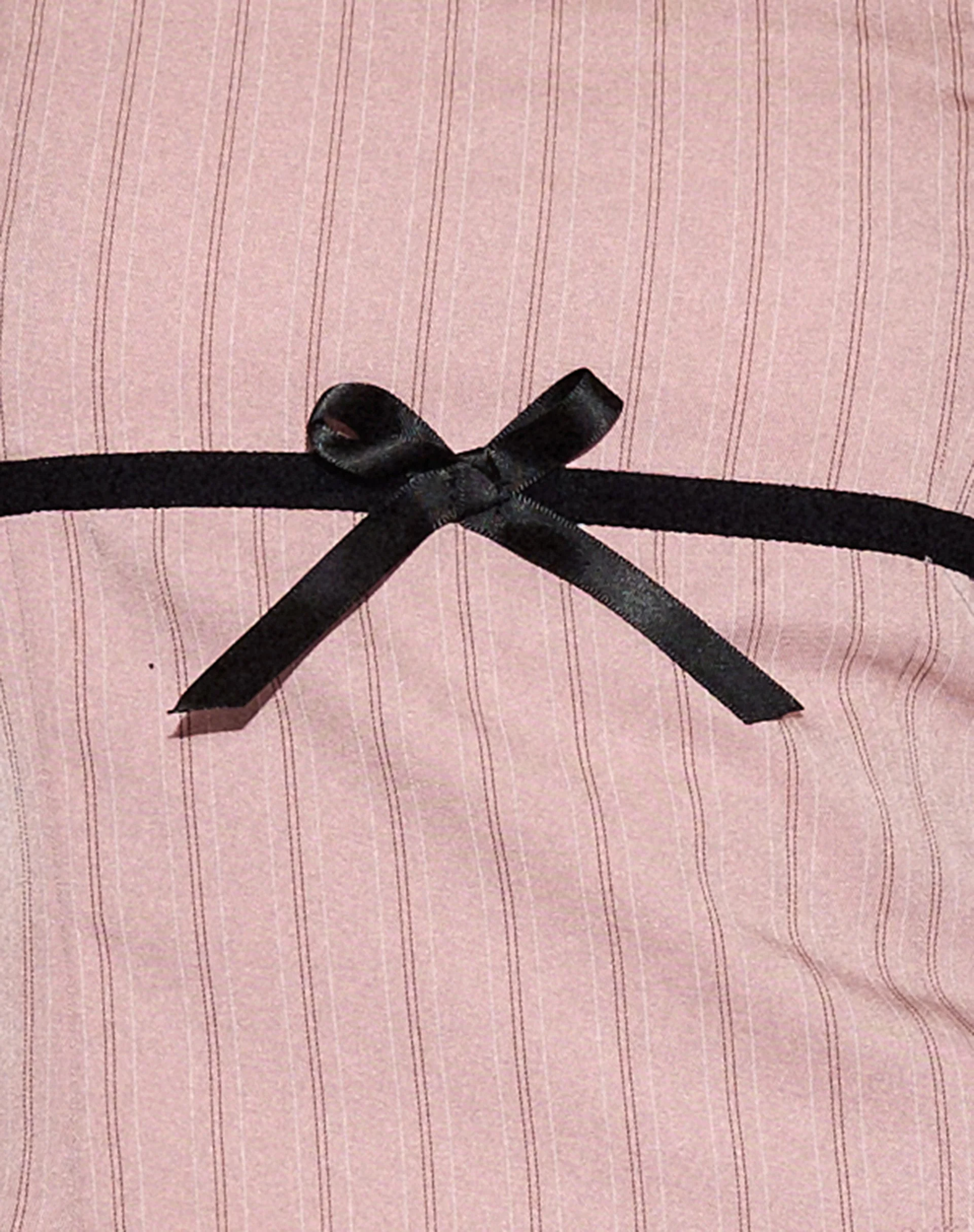 Leggy Tube Top in Tailoring Blush Pinstripe - Image 8