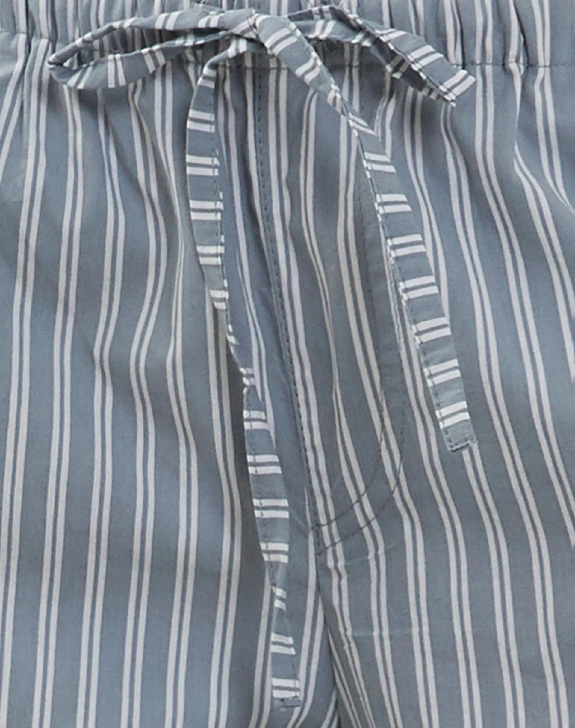 Lirura Wide Leg Trouser in Grey with White Stripes - Image 5