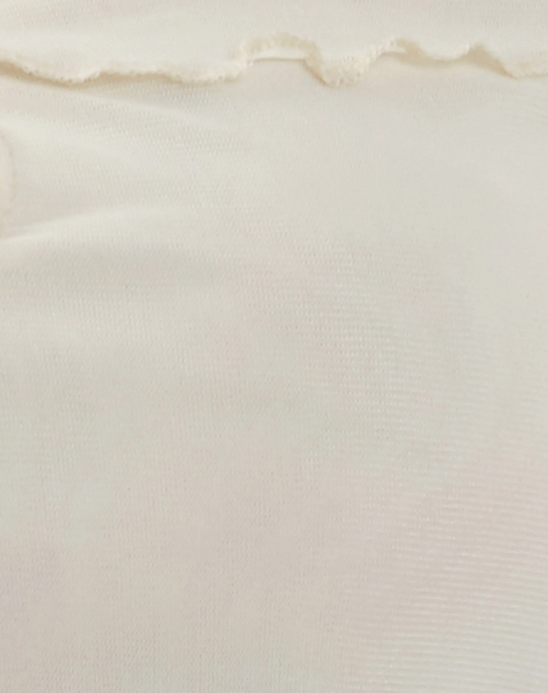 Nabil Bardot Top in Mesh Cream - Image 5
