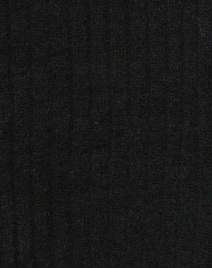 Nizer High Neck Jumper in Black - Image 6