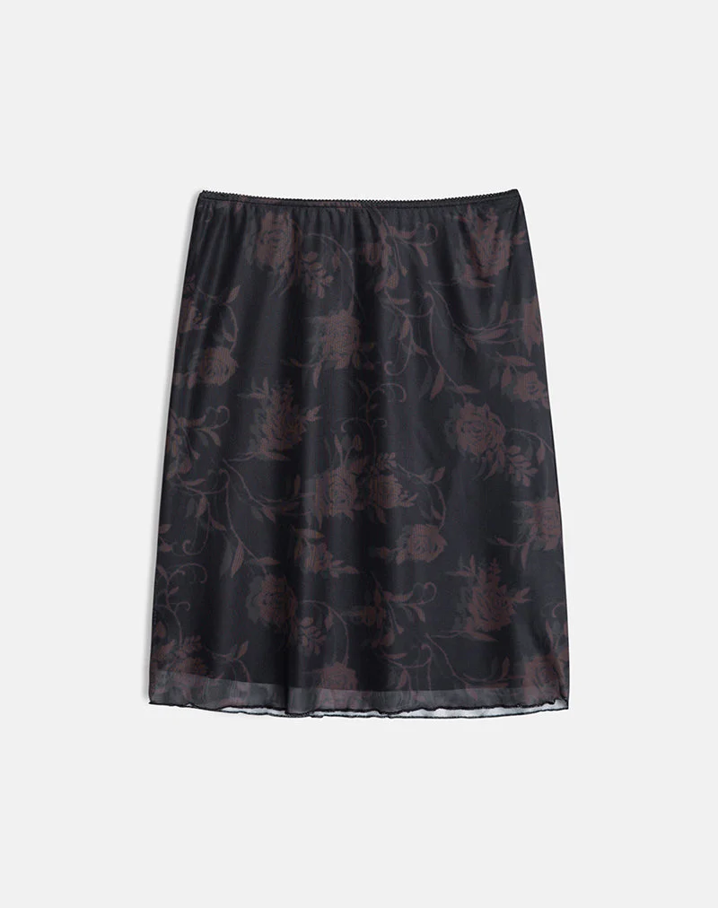Rajhu Midi Skirt in Dynamic Rose - Image 6