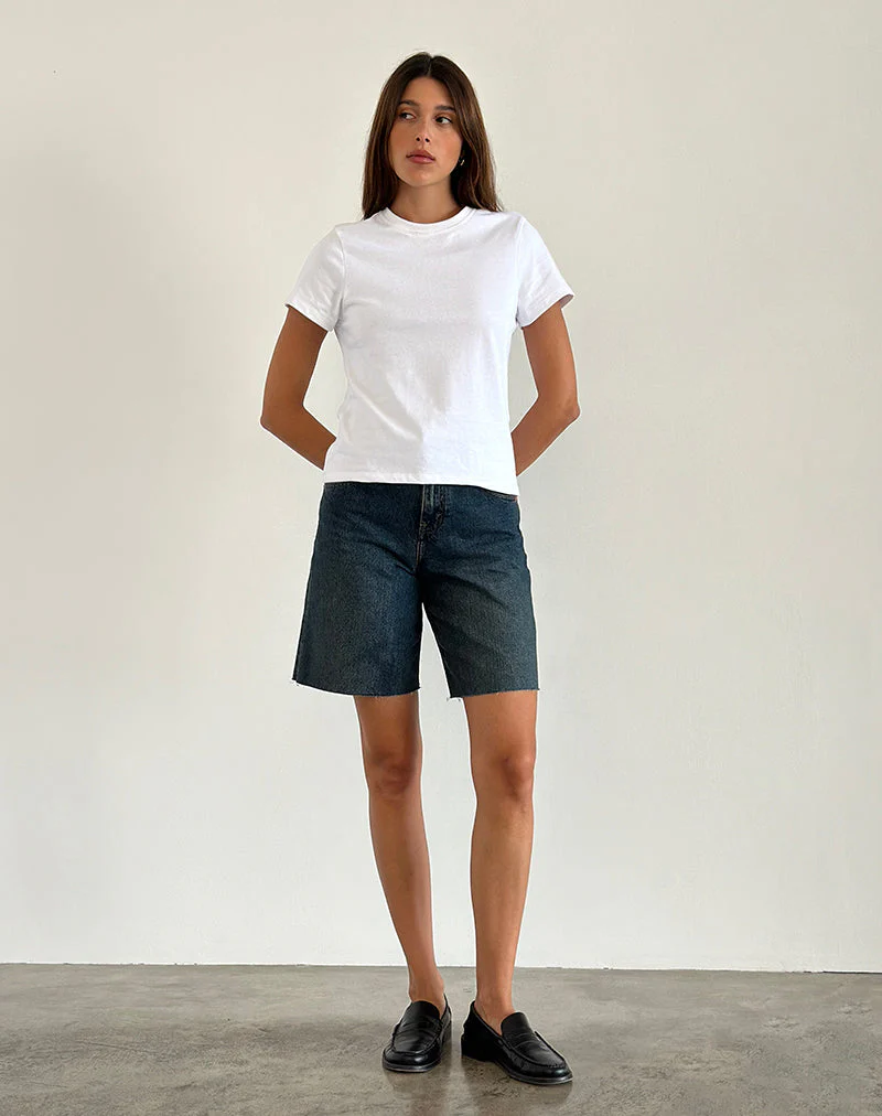 Sakha Boxy Top in Plain White - Image 3