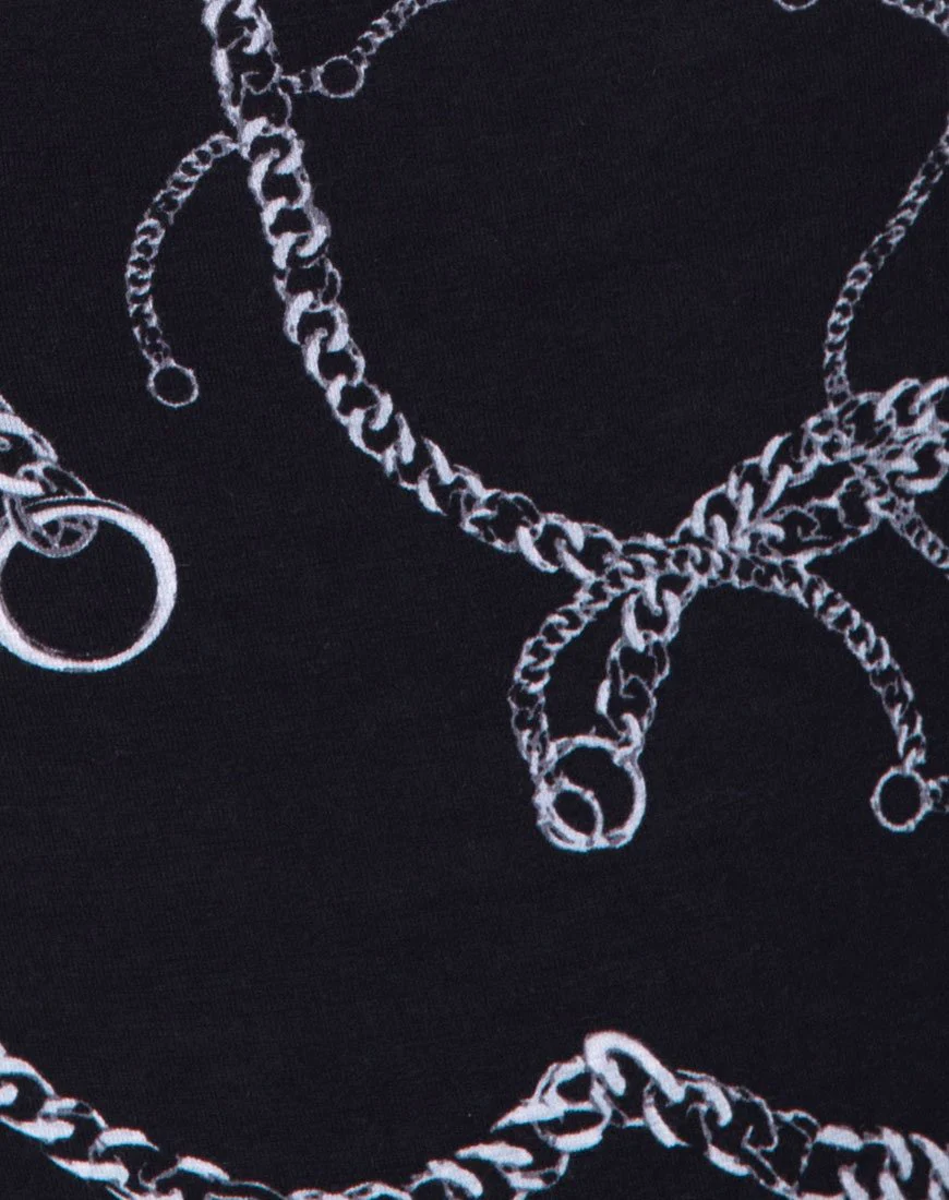Solemo Cutout Bodice in Chain - Image 5