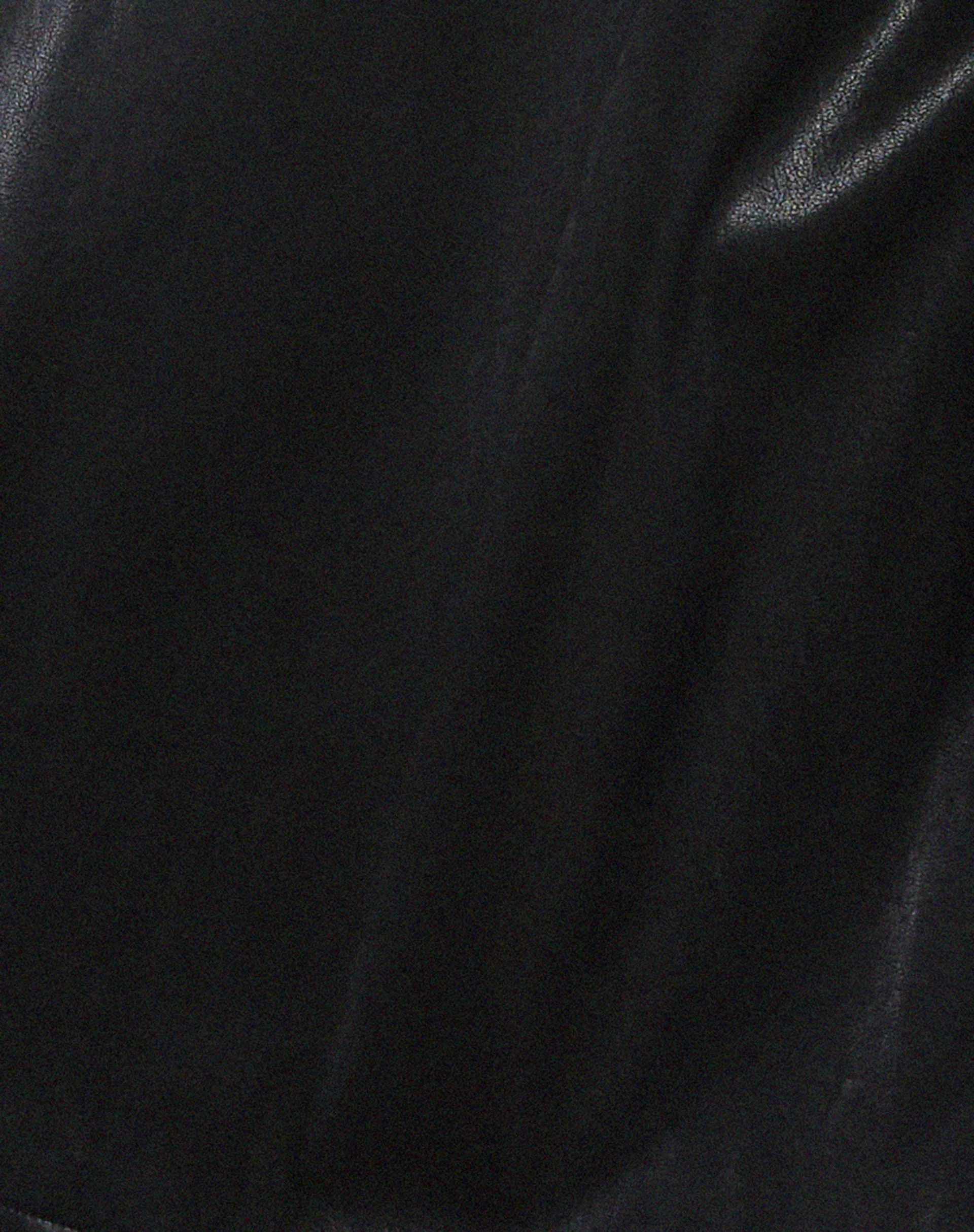 Walta Jacket in PU Black - Image 6
